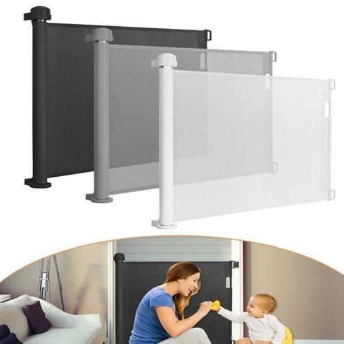 Costway barrière de sécurité bébé extensible 75-81cm à fermeture