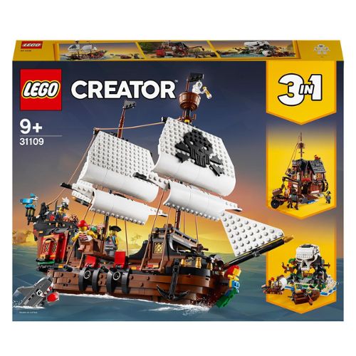 LEGO Creator 31109 pas cher, Le bateau pirate