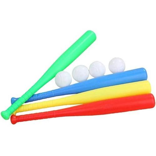 Kit de batte de baseball en plastique pour enfants, battes de