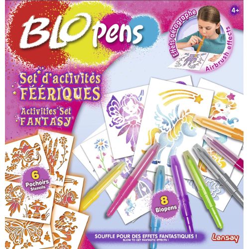Blopens - Maxi-Color Pop - 40 Activités - Dessins et Coloriages - Dès 5 ans  - Lansay