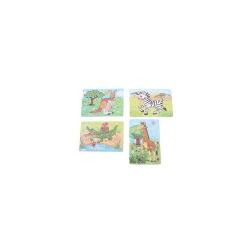 Jouet Puzzle en Bois pour Enfants,Jouets Montessori Enfant 1 2 3 4 Ans, 6  en 1 Puzzles Animaux avec Boite pour Stockage,Puzzle Bébés Animaux Toys  Cadeaux pour Garçons, Filles