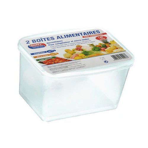 Jzhen Lot de 5 Boîte Alimentaire Hermétique Plastique Boite Verseuse  Transparent pour des Réserves Sec : : Cuisine et Maison