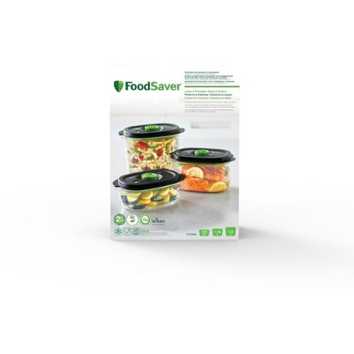 Boîte alimentaire FoodSaver de conservation et marinade | Boîte alimentaire  hermétique sans BPA | Anti-fuite | Va au lave-vaisselle | 700 ml