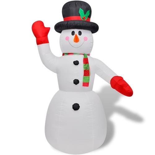 VIDAXL Bonhomme de neige gonflable avec LED IP44 600 cm XXL pas cher 