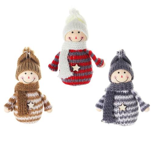 Peluche Renne de Noël 23cm, Jouets en Peluche Mignons de Noël de Renne  Décorations De Noël Peluche en Poupée Wapiti de Noël P