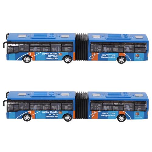 1:50 Simulation Transit Bus Modèle Alliage Pull-Back Bus Jouet