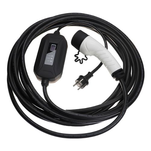 vhbw Câble de recharge type 2 vers prise Schuko compatible avec Citroen C5  X PHEV, e-Berlingo, e-C4 voiture électrique - 1 phase, 16 A, 3,5 kW, 7 m