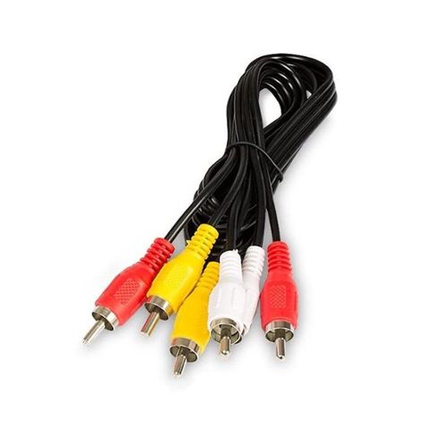 Câble audio minijack stéréo vers 2x Jack mono (Rouge et Blanc) 3m
