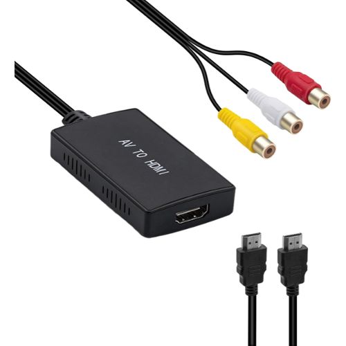 Cabling - CABLING® Adaptateur HDMI Wii Convertisseur Wii Hdmi Signal Vidéo  HD avec Audio Sortie Jack 3,5mm - Convertisseur Audio et Vidéo - Rue du  Commerce