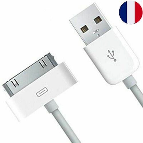 Phonillico - Cable USB + Chargeur Voiture Blanc Allume Cigare pour Apple  iPhone 11 / 11 PRO / 11 PRO MAX / X / XS / XS MAX / XR / 8 /