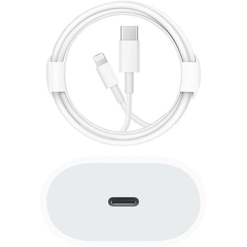 Avizar Câble spiralé USB-C vers iPhone / iPad Lightning, Noir 1,2m