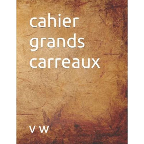 Cahiers Easybook 17 x 22 cm 96p Grands Carreaux