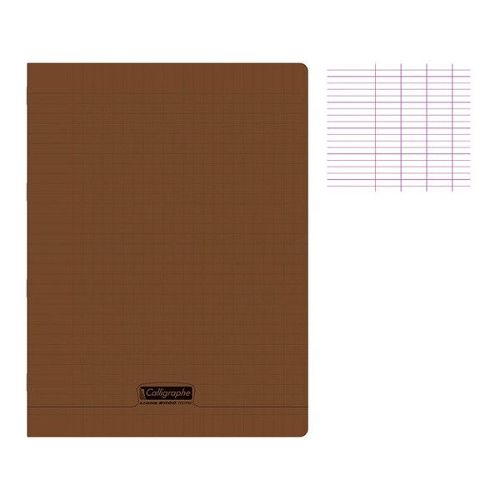 Cahier Polypro 24x32 jaune 96 pages pas cher