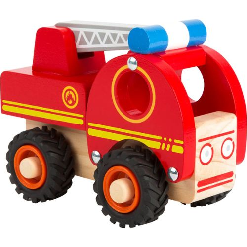 Camion remorqueur en bois et 4 voitures - Jouet Egmont Toys