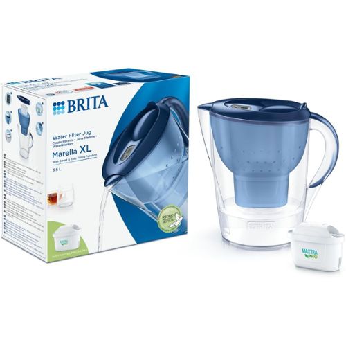 Brita Carafe pour la filtration de l'eau - BRITA Marella - 2,4 litres Rouge  à prix pas cher