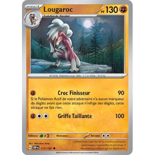 Lougaroc 30/73 - EB3.5 - Carte Pokémon™ rare holo neuve VF 