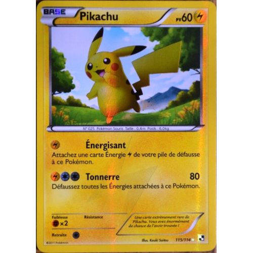 Achat Carte Pikachu Noir Et Blanc A Prix Bas Neuf Ou Occasion Rakuten