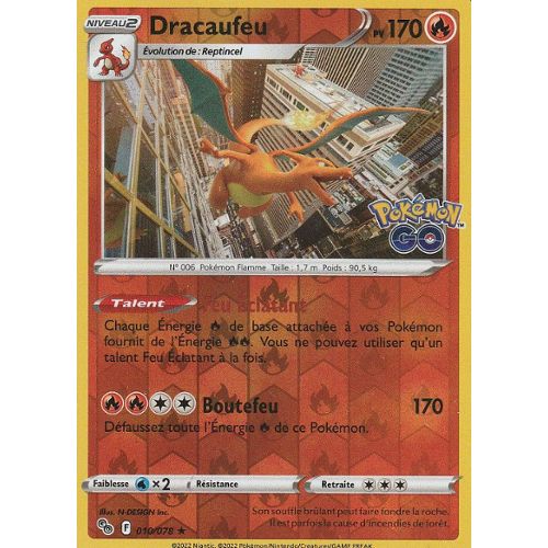 Carte Pokemon - Dracaufeu - 11/108 - holo-rare - XY12 évolutions 
