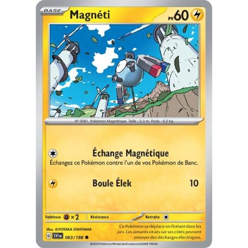 Carte Pokemon Magnéti 50 pv Diamant et Perle Tempête x 2 !!!