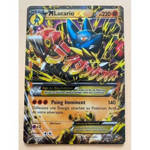 Carte Pokemon Mega Lucario Ex A Prix Bas Neuf Et Occasion Rakuten