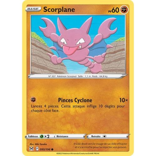 Carte Pokemon Neuve Française 46/119 Scorplane Reverse-XY4:Vigueur Spectrale