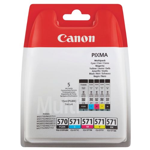 Cartouche encre Compatible Canon PGI-570/CLI-571XL - Lot de 12 - canon
