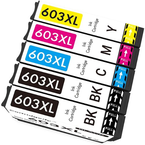 COMETE - 603XL - 8 Cartouches 603 XL compatibles Epson Expression Home -  Noir et Couleur - Marque française - Cartouche imprimante - LDLC
