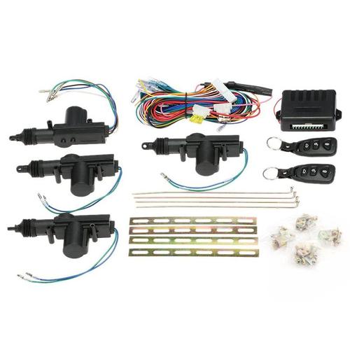 Kit fermeture NIKEN centralisée porte voiture à distance, 2 télécommandes  universelles, ouverture de coffre –