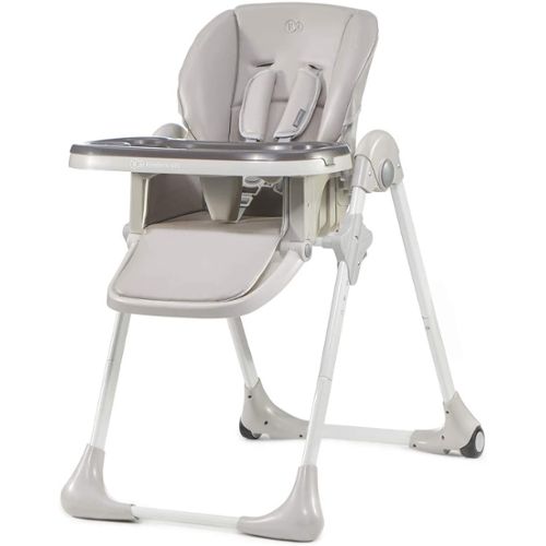 vidaXL Chaise haute pour bébé Gris