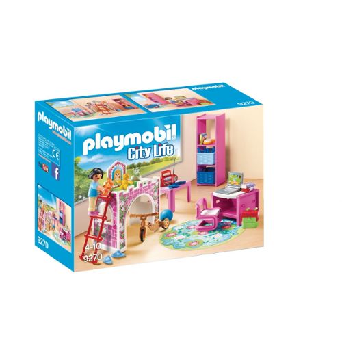 Playmobil - 5333 - Jeu de construction - Chambre des enfants avec lits  décorés : : Jeux et Jouets