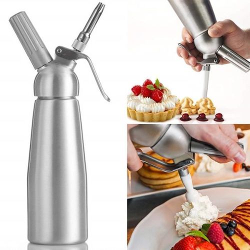 TD® siphon chantilly 0,5l ml inox amovible cuisine recharge