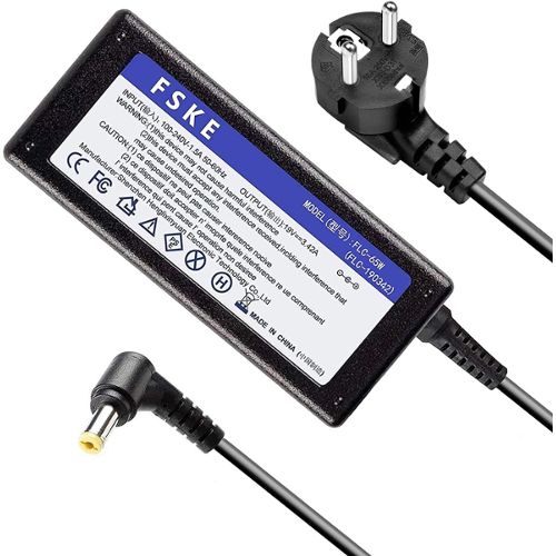 FSKE Chargeur Ordinateur Portable pour Acer - 19V 3.42A 65W