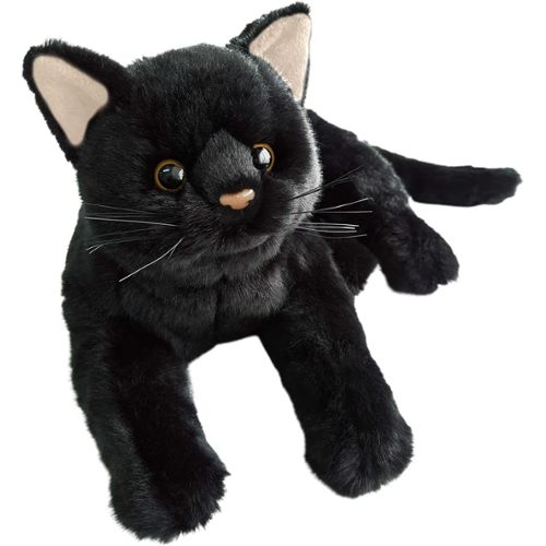 Peluche Chat Noir  Peluche chat, Poupées en peluche, Chats noirs mignons