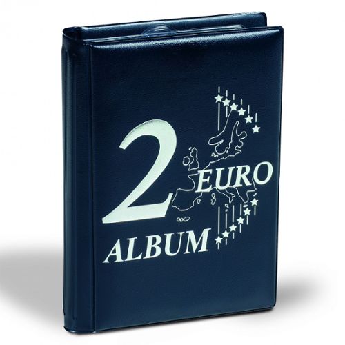 Classeur Pieces de Monnaie de 2 Euros, 120 Pochettes 3x3cm Album