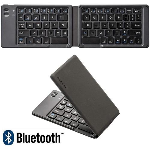 Clavier pliant Clavier Bluetooth sans fil pliable avec taille de poche  portable pour Iphone, iPad, tablette, ordinateurs portables et smartphones