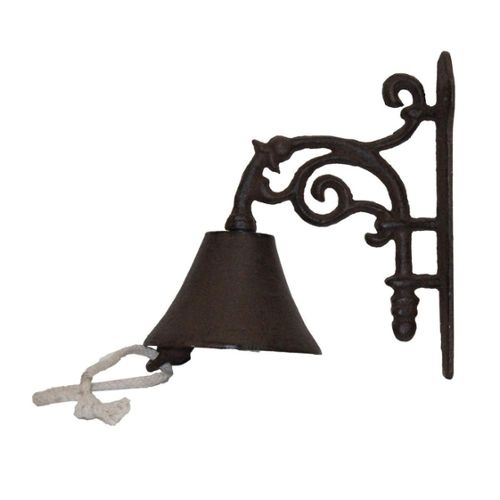 Ouverture de porte en bois de noyer sonnette carillon réfrigérateur  décoration magnétique patte de chat carillons cloche en cuivre pur