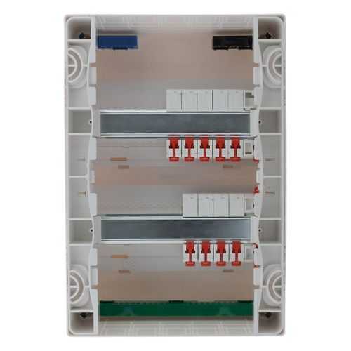 Coffret électrique pré-équipé - 2 rangées - 26 modules - 3 ID/11