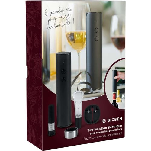 Set d'accessoires pour ouvre- Vin de Luxe 9 en 1 - Set cadeau Vin