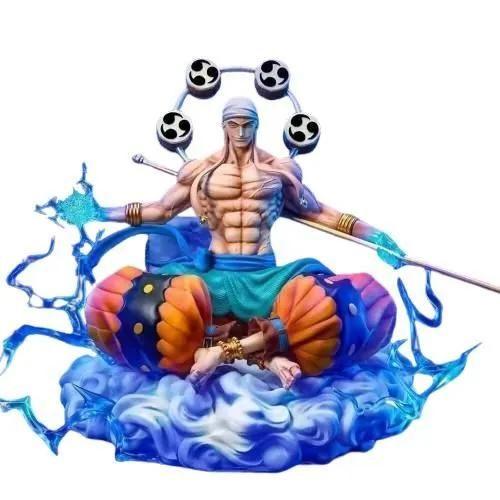 21.5cm Anime One Piece BT Enel Figure GK Goro Goro no Mi Manga