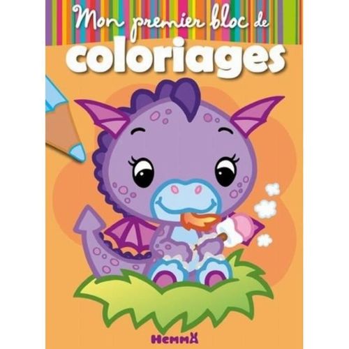 Coloriage Dragons-livre (Coloriages Dragons) - jeu pour fille