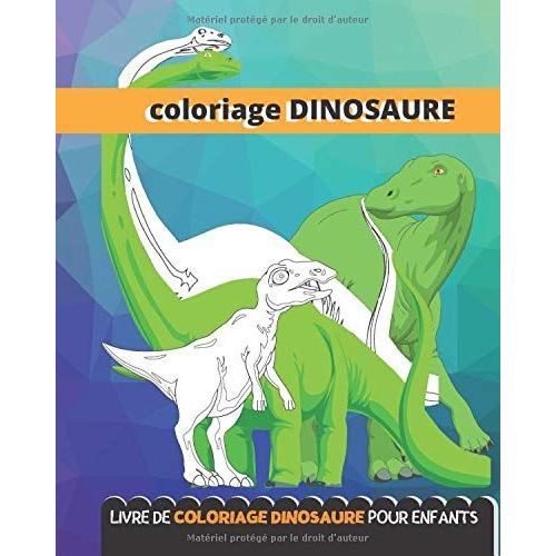 Dinosaure Livre de Coloriage Pour les Enfants de 4 à 8 Ans: 50