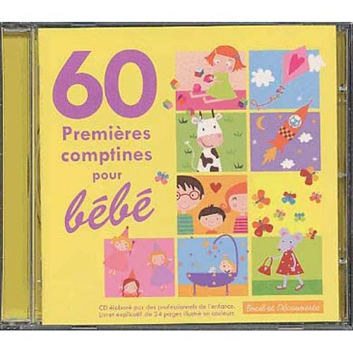 60 Premières comptines pour bébé (1CD audio)