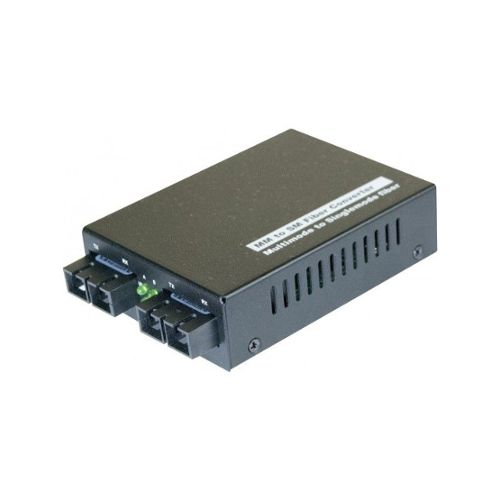 Convertisseur de fibre optique LWL 100 Mbps monomode 4 RJ45 SC