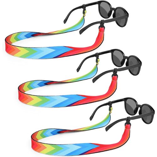 1 5pcs lunettes de soleil multicolores cou cordon sangle lunettes lanière DA 