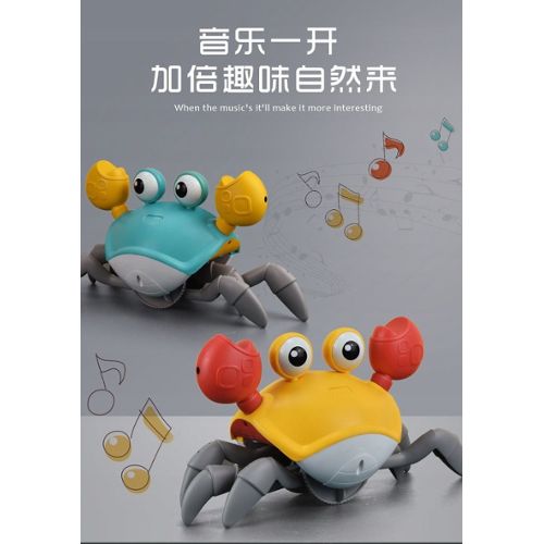 Jouet pour bébé avec lumière et musique Jouet de crabe avec capteur Rampant  Crab