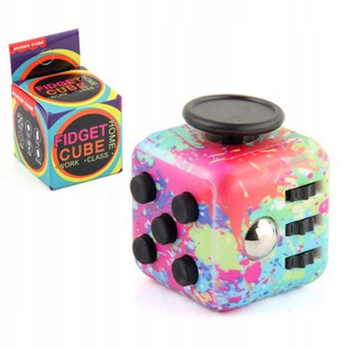 Infinity Cube, jouet en cube infini, cube fidget cube, cube magique infini,  jouet anti-stress, pour adultes et enfants(Bleu)