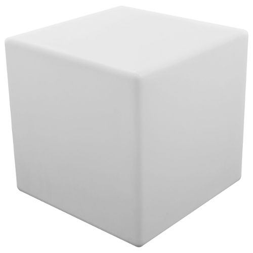 Cube led 40cm – cube décoratif lumineux, 40x40cm, blanc chaud