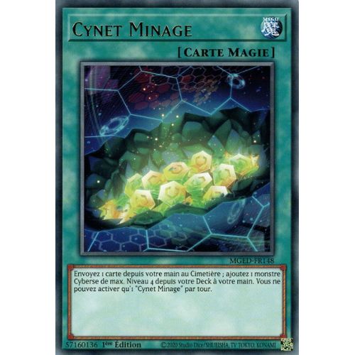 Carte YU-GI-Oh DUOV-FR095 Cynet Minage Ultra Rare Neuf FR 