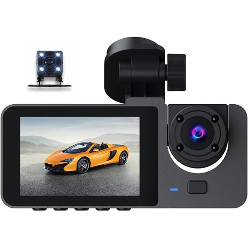 CHORTAU Dashcam Voiture Rétroviseur Écran Tactile de 7 Pouces Full HD  1080P, Caméra de Voiture Grand Angle avec Caméra Avant et Caméra Arrière  Étanche, Système de Stationnement - Équipement auto