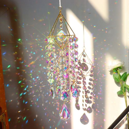 Carillon éolien en verre japonais cloche ornement de jardin cadeau  bricolage
